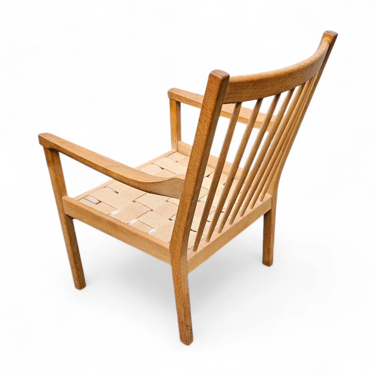 Danish spindle arm chair 1960s