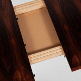 Midcentury Danish oval dining table in rosewood 1960s - with 2 extensions