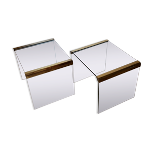 Paire de tables basses