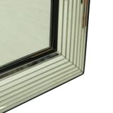 Vintage silver Deknudt mirror in Hollywood Regency style, 107 cm