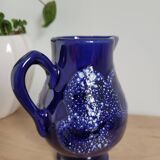 Small enameled ceramic pitcher