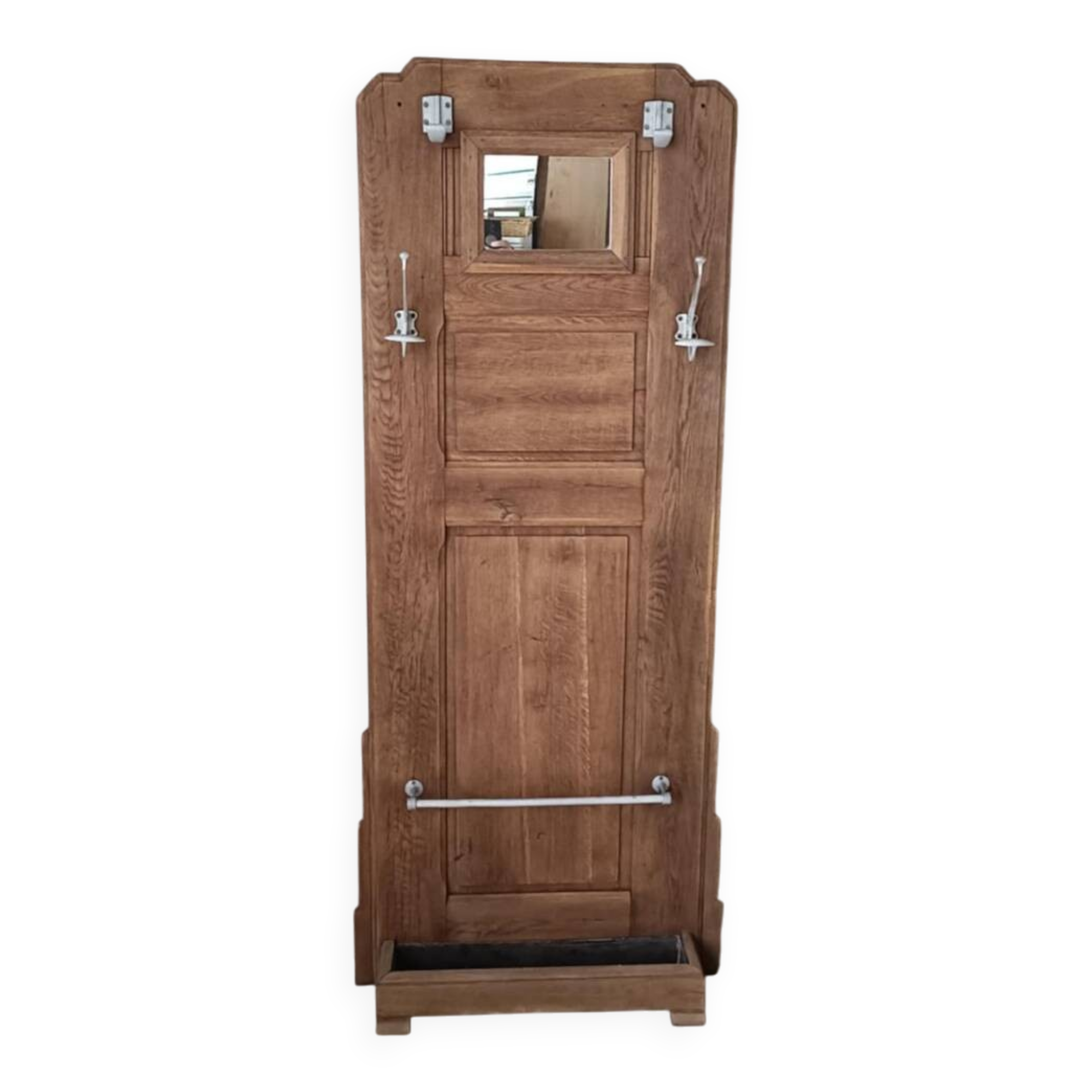 Wooden coat rack