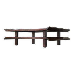 Table basse pagode à - niveaux