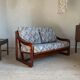 Canapé Banquette traîneau vintage 2 places