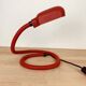 Lampe serpent flexible rouge années 80