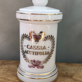 Ancien pot à pharmacie en opaline