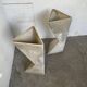 Planters jardinières fibrociment triangulaires