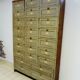 Meuble metier a clapet mercerie 1920