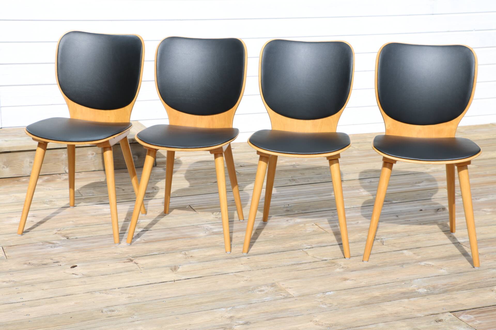 4 BAUMANN chairs 800G Max Bill 1955