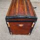 Vintage domed travel trunk from the 19th century.