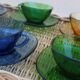 6 cups Vereco and their saucers