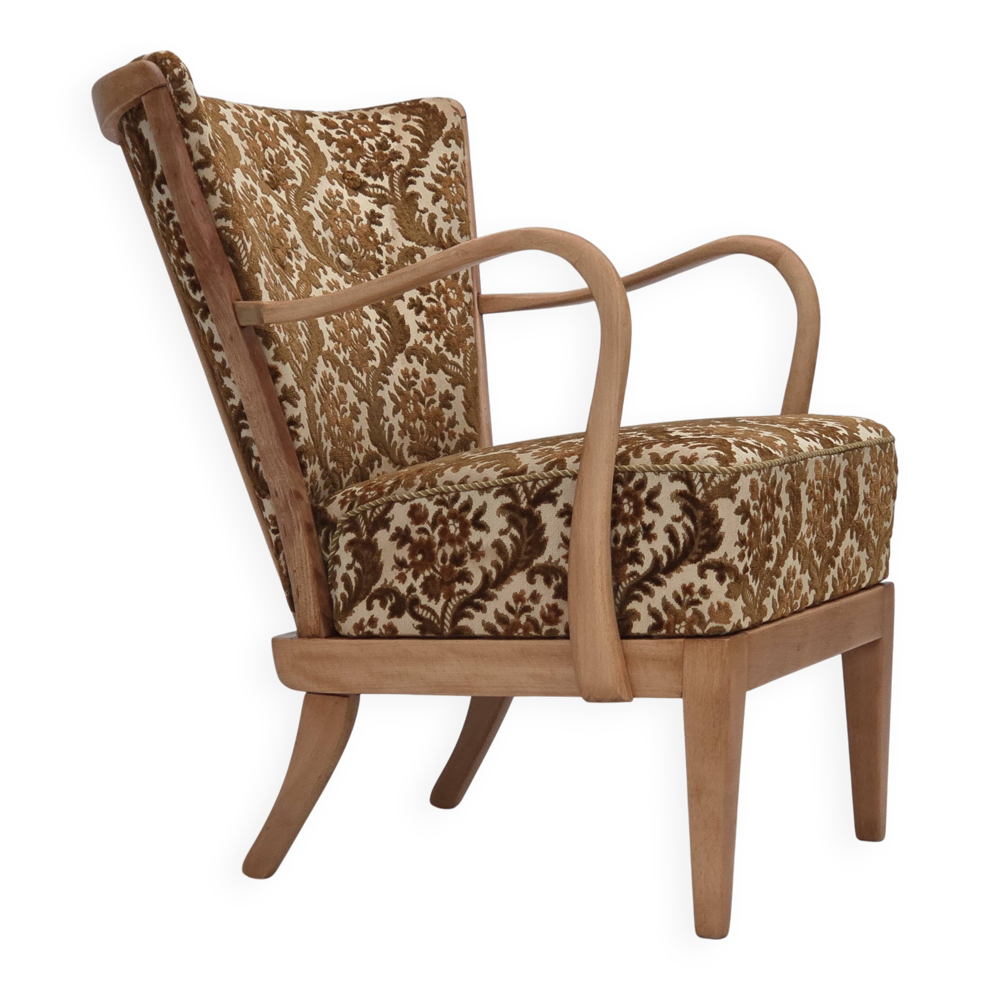 Années 1960, design danois d'Alfred Christensen, fauteuil, modèle 177.