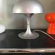 Grey metal mushroom lamp Mathias