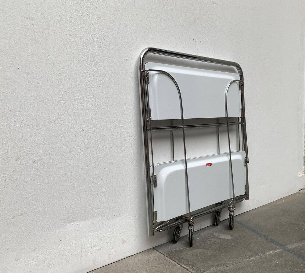 Vintage Folding Service Trolley by Raquer, 1970s