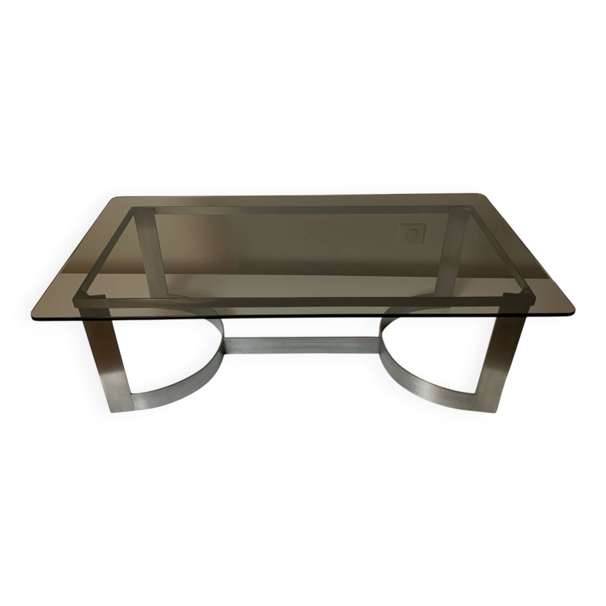 70´ glass coffee table