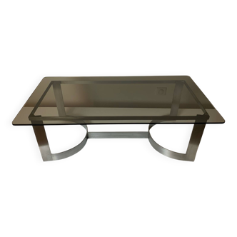 70´ glass coffee table
