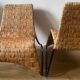 Maso armchairs, Maria Vinka woven rattan armchairs for Ikea
