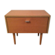 Vintage bedside of the 70s in blond wood