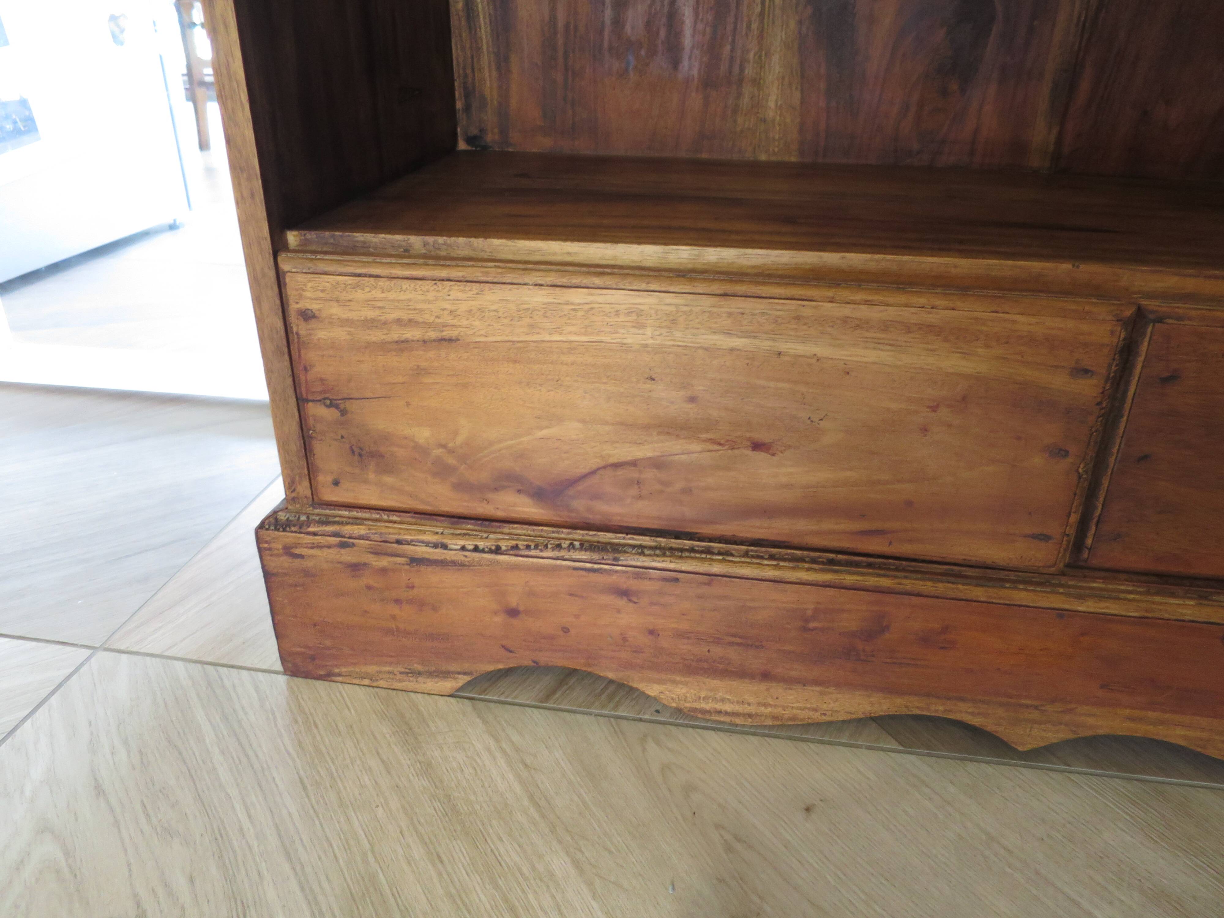 Shelf - bookcase - Bibus - exotic wood - solid wood - 3 levels - 2