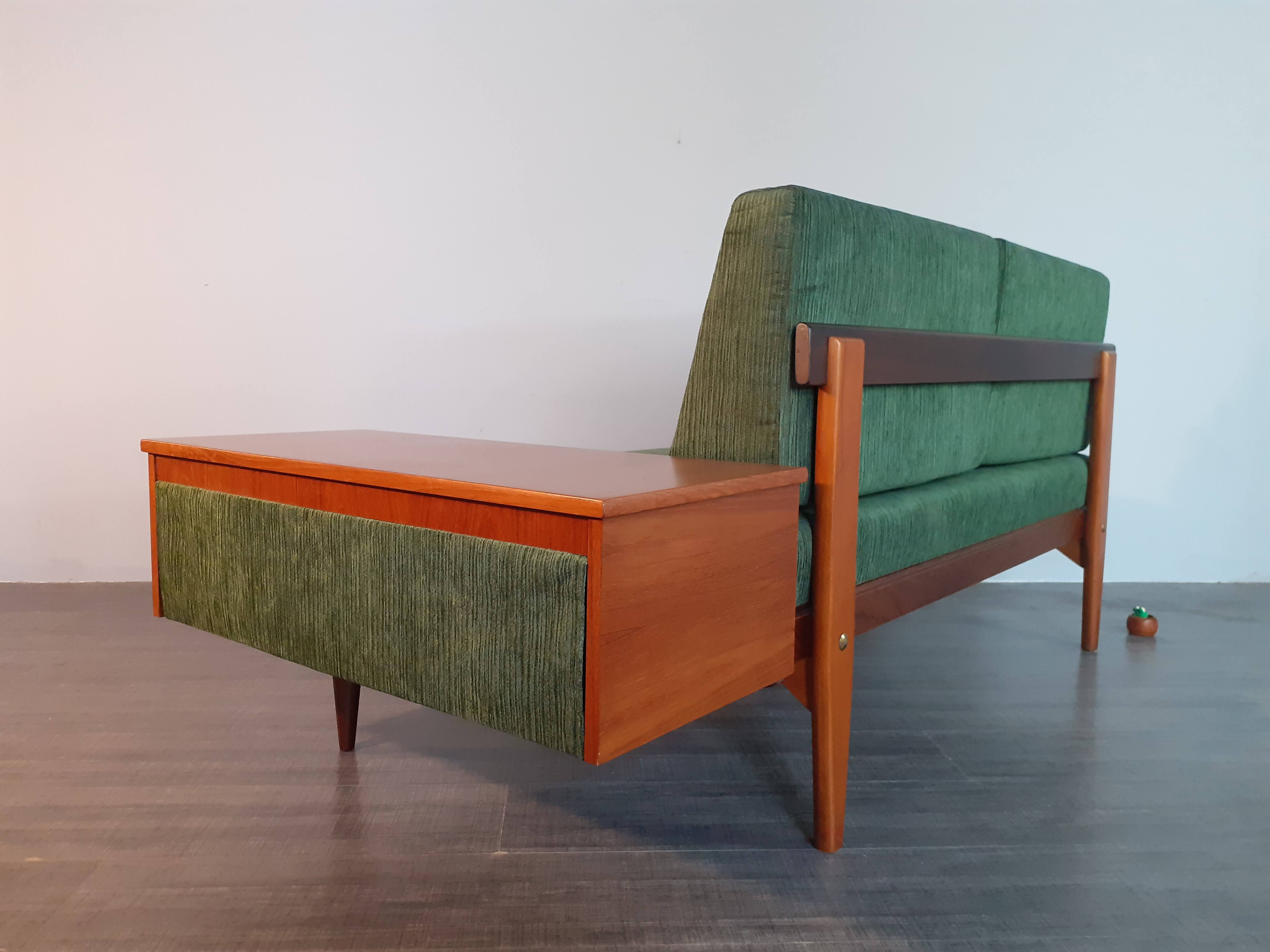 Living room set 2 Norwegian daybeds Ingmar Relling and teak corner table