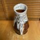 Vintage revol flamed ceramic barrel-shaped pitcher 1 litre