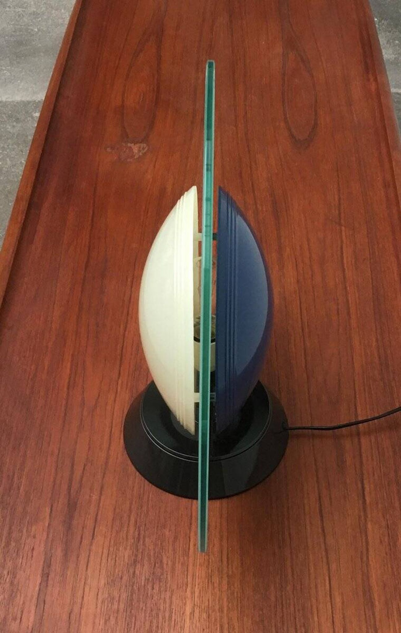 Postmodern table lamp Tikal by P.G. Ramella for Arteluce, 1980s.
