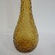 Large "bubbles" glass jug in yellow