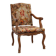 Louis XV Style Carved Walnut Armchair with Needlepoint Upholstery, France