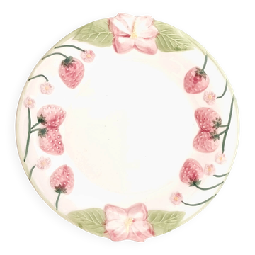 Barbotine plate Francisco Guarino