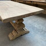 Solid oak monastery table