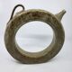 Vintage glazed stoneware pitcher in sculptural ring shape (1970s)