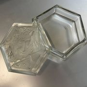Art Deco crystal bonbonnière