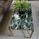 Art Deco coffee table in green marble – An elegant and refined piece.