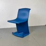 Chaise moderne futuriste infinie imprimée en 3D attribuée à Dirk Vander Kooij, années 2000.