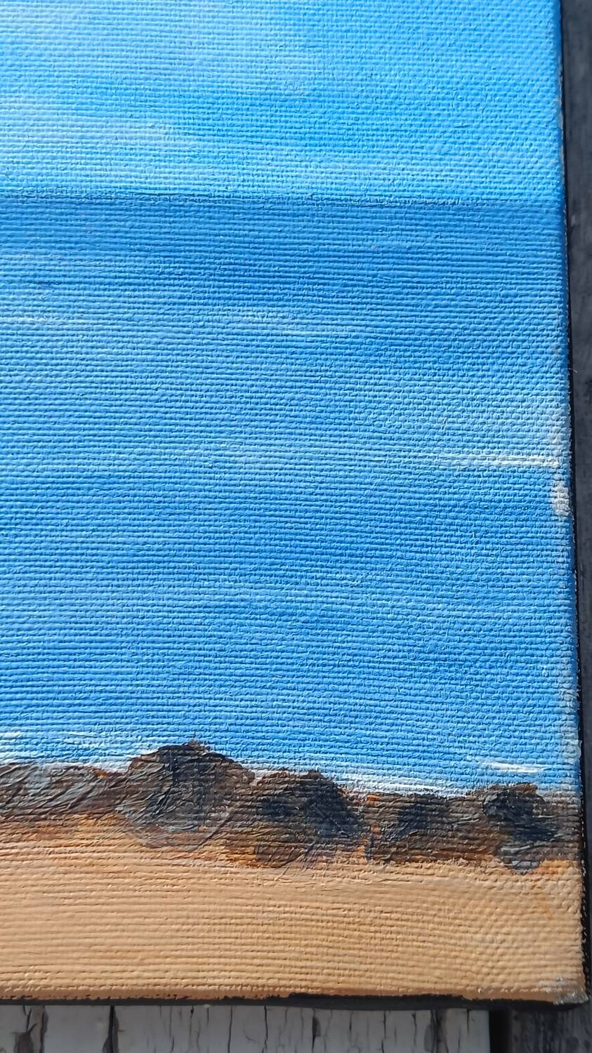 Painting on canvas Cancale