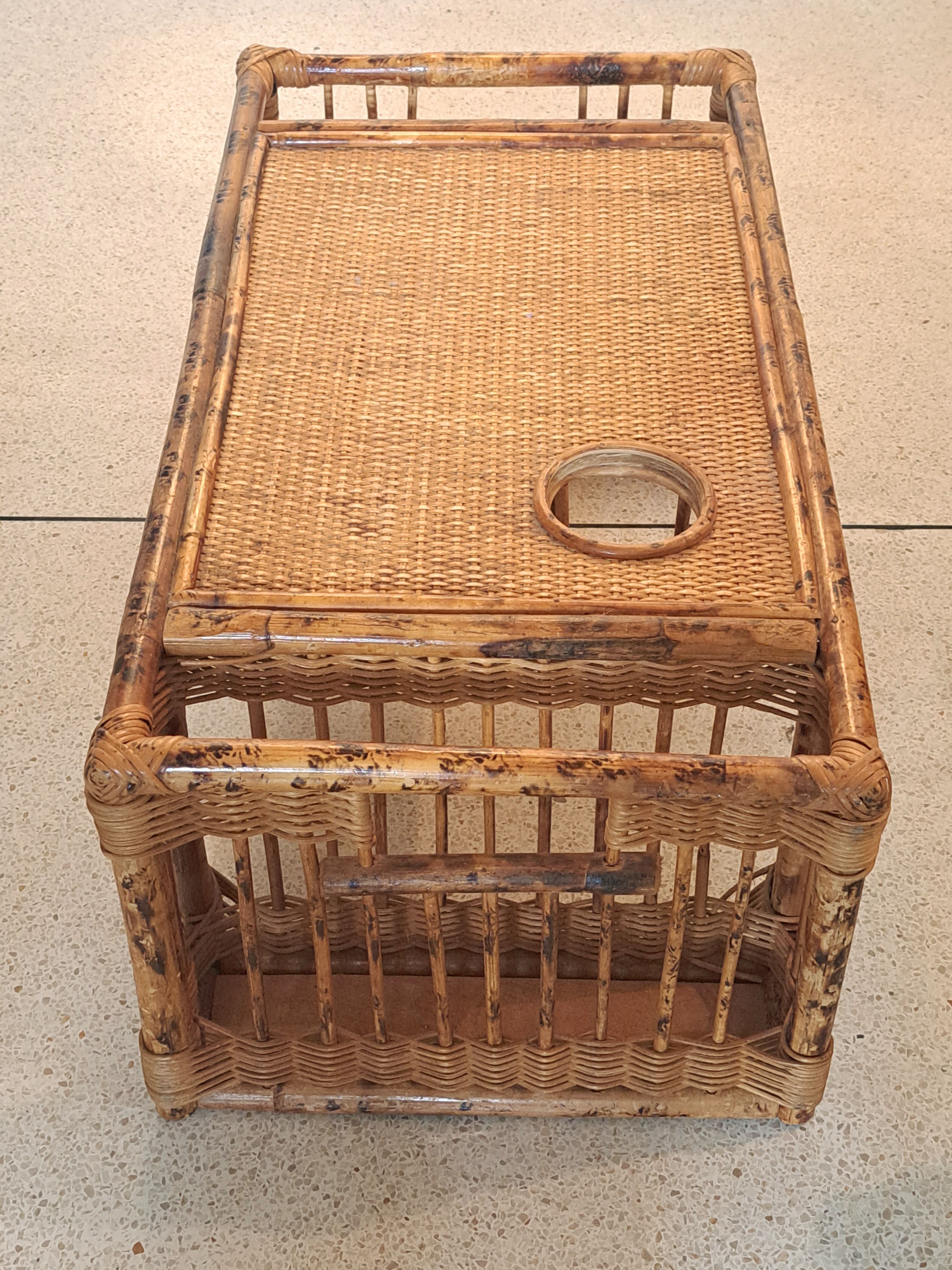 Rattan breakfast tray