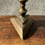 Ancient altar candle holder, bronze candle spike.