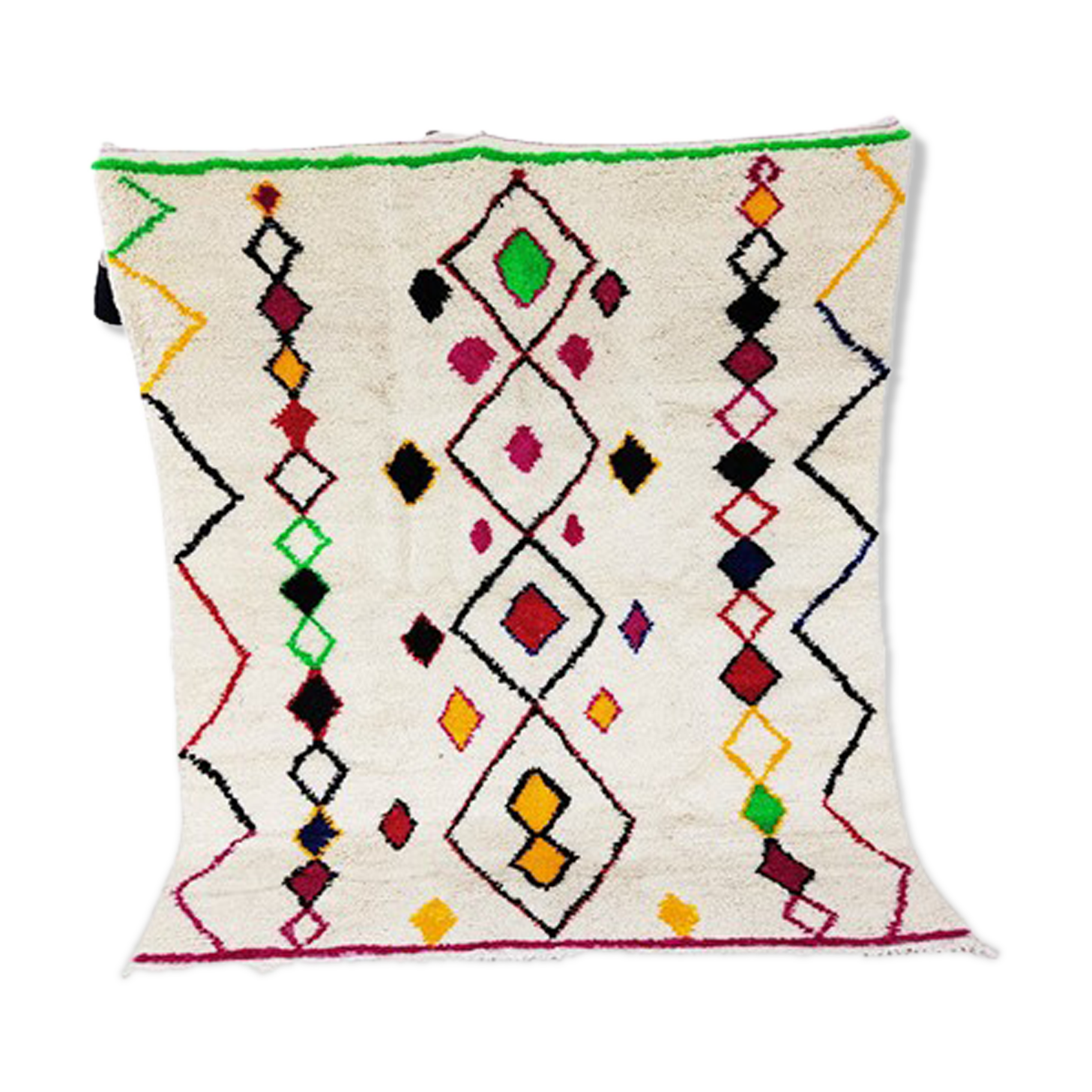 206x160cm moroccan berbere carpet
