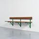 Banc mural de la résidence Le Miravidi, Arc 1800, 1974