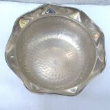 Hammered silver metal pot cache