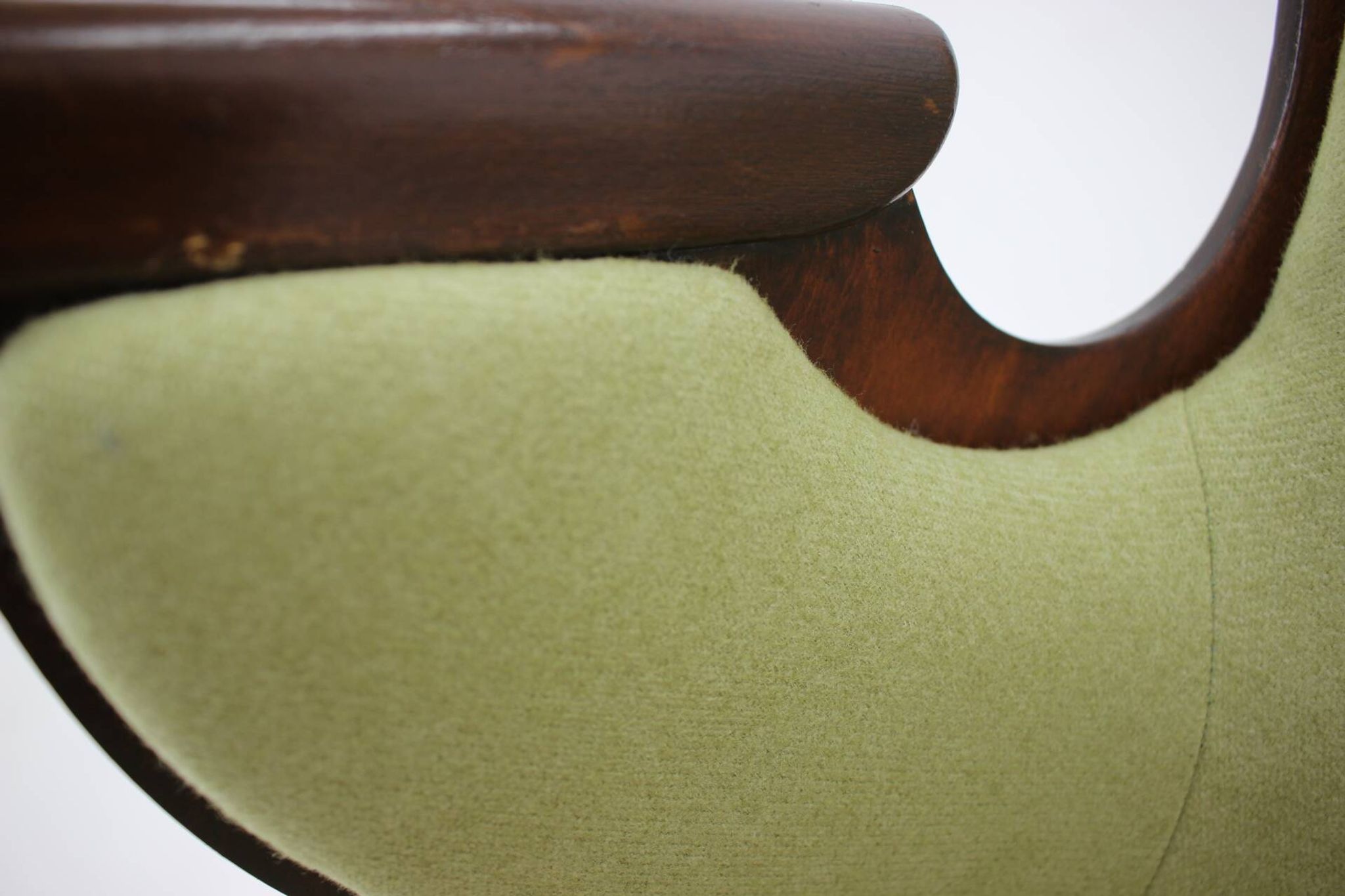 1950s Hans Olsen Beech Shell Chair For Bramin Mobler, Denmark