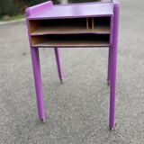 Bedside table vintage 1960 Scandinavian compass legs