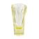 Art Deco vase, citrine crystal, designed by R. Hlousek, Moser, Czechoslovakia, 1930s