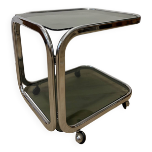 desserte chrome/verre