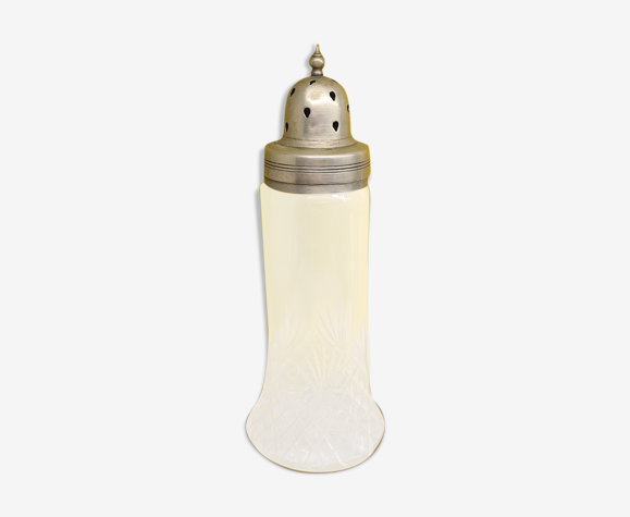 Antique Crystal Sugar Shaker, late 19th century.