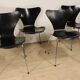 Series 7 Chairs Arne Jacobsen edition Fritz Hansen, 1965