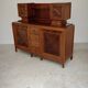 High buffet, art and craft, French Art Deco in blonde wood from the 1950s to 1960s.