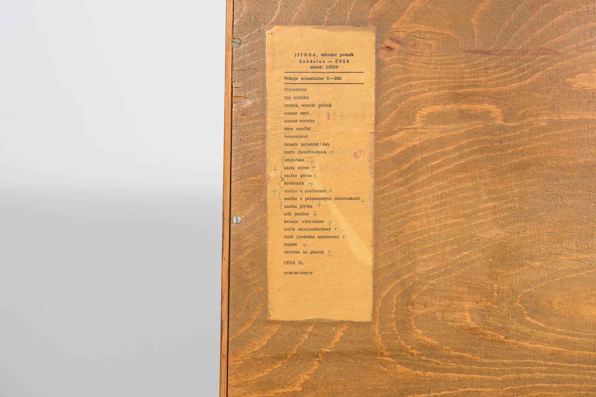 U-372/386 Sideboard by Hubert Nepožitek & Bohumil Landsman from Jitona, Czechoslovakia, 1960s