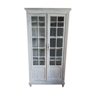 Grey glass cabinet