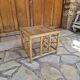 Table basse en rotin